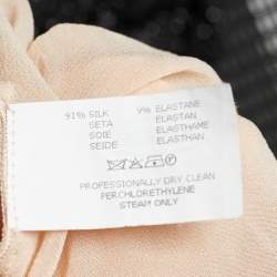 Pre Owned Missoni Multicolor Ombre Lurex Knit Long Sleeve Mini Dress M