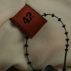 Pre Owned Missoni Multicolored Stripe Knit Tie Detail Short Dress M