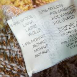 Pre Owned Missoni Multicolor Pattern Wool Knitted Crewneck Sweater S