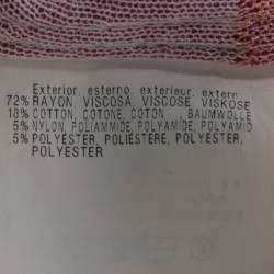 Pre Owned Missoni Multicolor Striped Knit Round Neck Top S