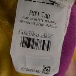 Pre Owned Missoni Multicolor Striped Knit Round Neck Top S