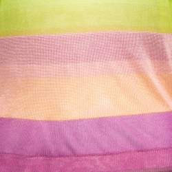 Pre Owned Missoni Multicolor Striped Knit Round Neck Top S