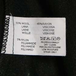 Pre Owned Missoni Multicolor Patterned Wool Knee-Length Dress S