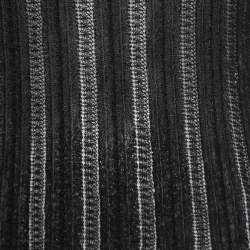 Pre Owned Missoni Black Textured Ribbed Knit Top S