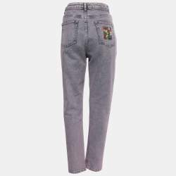 Pre Owned Missoni Purple Denim Mom Jeans M Waist 28"