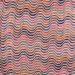 Pre Owned Missoni Multicolor Crochet Knit Maxi Skirt M