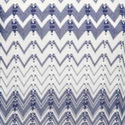 Missoni Multicolor Chevron Patterned Knit Mini Dress S