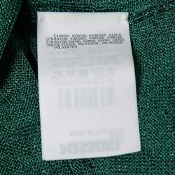 Pre Owned Missoni Green Lurex Knit T-Shirt S