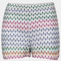 Missoni Multicolor Patterned Knit Shorts M