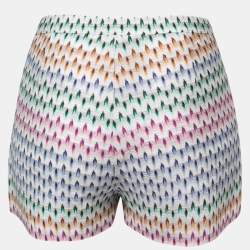 Missoni Multicolor Patterned Knit Shorts M