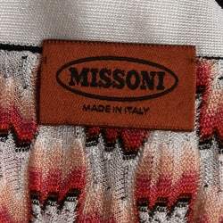 Missoni Multicolor Patterned Knit Sleeveless Top M