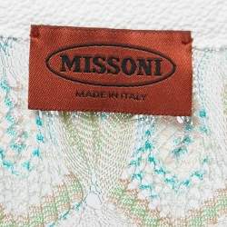 Pre Owned Missoni Multicolor Knit Sleeveless Tank Top L