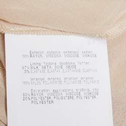 Pre Owned Missoni Multicolor Patterned Knit V-Neck Sleeveless Maxi Dress M