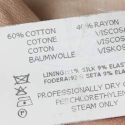 Pre Owned Missoni Multicolor Crochet Knit Maxi Dress S