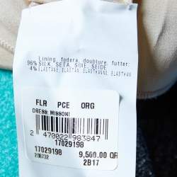 Pre Owned Missoni Multicolor Alpaca & Lurex Knit Sleeveless Maxi Dress S