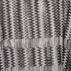 Missoni Mare Black & White Patterned Sheer Fringed Overlay Coverup M