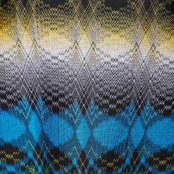 Pre Owned Missoni Multicolor Patterned Knit Sleeveless Shift Dress M