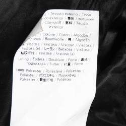 Pre Owned Missoni Black Patterned Knit Maxi Skirt M