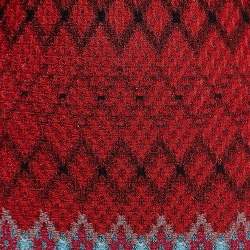 Missoni Multicolor Patterned Lurex Knit Long Sleeve Maxi Dress S