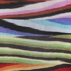 Missoni Multicolor Patterned Knit Maxi Skirt S