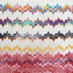 Pre Owned Missoni Multicolor Patterned Crochet Knit Cover Up Maxi Dress M