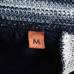 Pre Owned Missoni Navy Blue Cotton Drawstring Lounge Pants M