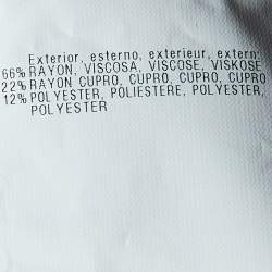 Pre Owned Missoni Black Lurex Knit Open Front Shrug M