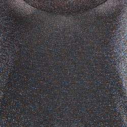 Pre Owned Missoni Multicolor Lurex Knit Tank Top M