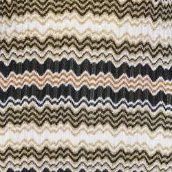 Pre Owned Missoni Multicolor Patterned Lurex Knit Maxi Dress M