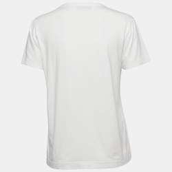 Pre Owned Missoni White Jersey Portofino Print T-Shirt XS