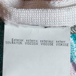 Pre Owned Missoni Mare Multicolor Textured Knit Cover Up Dress L