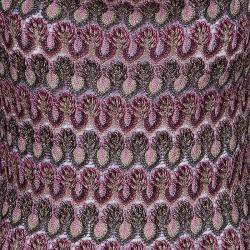 Pre Owned Missoni Multicolor Off-Shoulder Knit Dress M