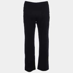 Pre Owned Missoni Black Knit Straight Fit Trousers M