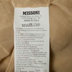 Pre Owned Missoni Multicolor Sequin Embellished Lurex Knit One Shoulder Maxi Dress S