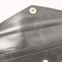 Pre Owned Missoni Black Leather Mini Envelope Shoulder Bag