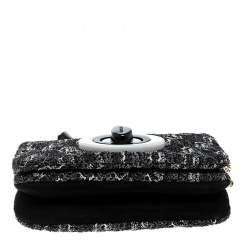 Pre Owned Missoni Metallic Crochet Fabric and Suede Crossbody Bag