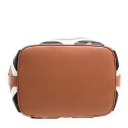 Pre Owned Missoni Brown/Multicolor Printed Bucket Bag
