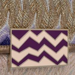Pre Owned Missoni Multicolor Shimmering Weave Fabric Flap Shoulder Bag
