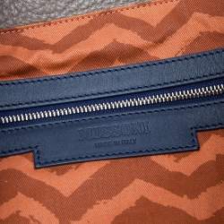 Pre Owned Missoni Tri Color Leather Tote