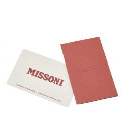 Pre Owned Missoni Tri Color Leather Tote