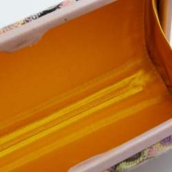 Pre Owned Missoni Multicolor Fabric and Satin Frame Chain Clutch