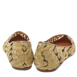 مملوكة مسبقًا حذاء فلات باليه ميزونى قماش متعدد الألوان ميت الك مقاس 39