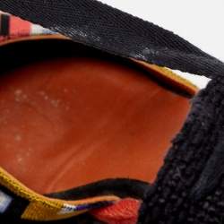Pre Owned Missoni x Castaner Multicolor Canvas Espadrille Sandals Size 39