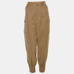 مملوكة مسبقًا Miu Miu Brown Cotton Trouser S