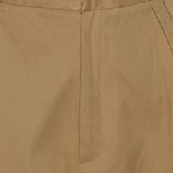 مملوكة مسبقًا Miu Miu Brown Cotton Trouser S
