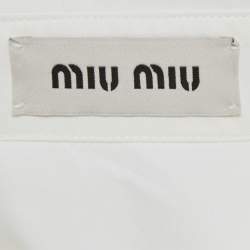 Pre Owned Miu Miu Black Cotton Long Sleeve Shirt S