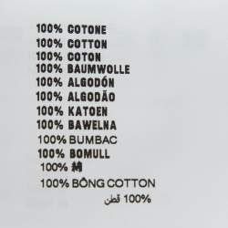 Pre Owned Miu Miu Black Cotton Long Sleeve Shirt S