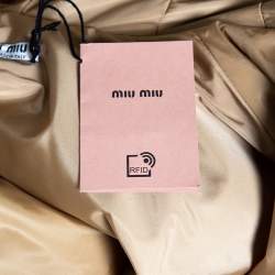 Miu Miu Beige Fur Oversized Aspen Jacket S