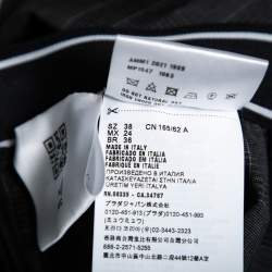 Miu Miu Grey Prince of Wales Check Wool Shorts S