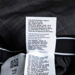 Miu Miu Grey Prince of Wales Check Wool Shorts S